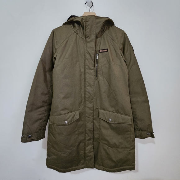 Columbia Suttle Mountain Olive Green Jacket - Picture 1 of 16